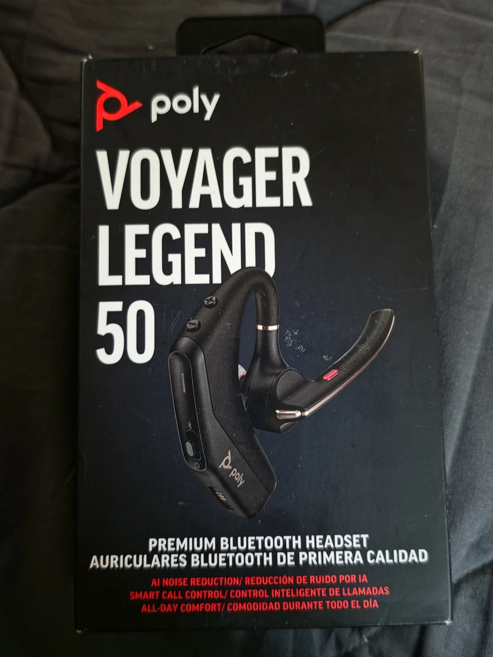 POL Voyager Legend 50 Black Bluetooth Headset